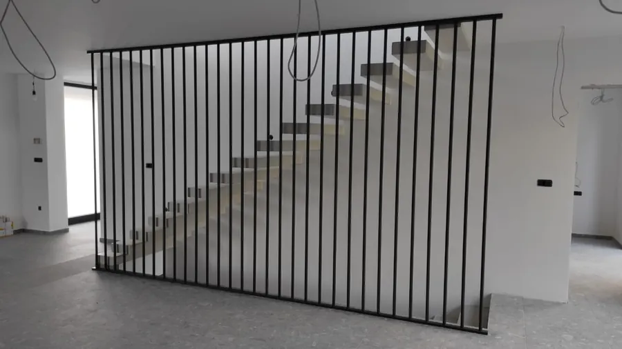 Interior stair railing